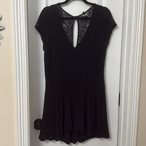 Banabee black lace dress size 16